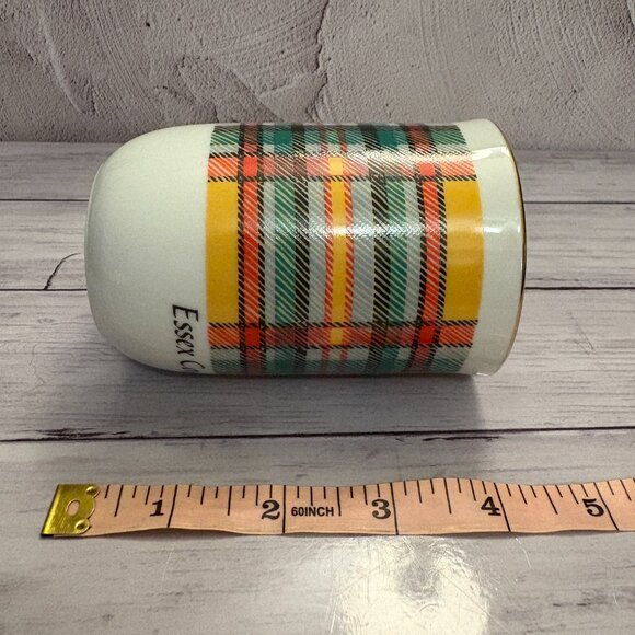 Essex County Tartan Coffee Mug 22K Gold Decorated in China (SKU: 216MI) - Picture 8 of 8